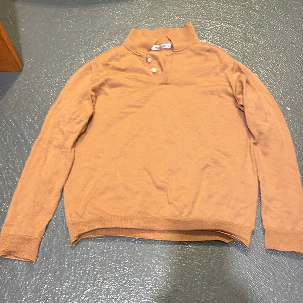Tailored industry merino wool sweater medium